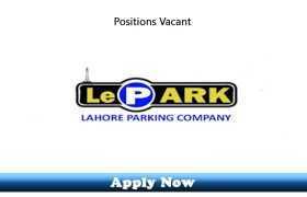 Jobs in Lahore Parking Company 2020 Apply Now