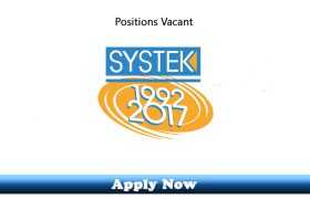 Jobs in SYSTEK Karachi 2020 Apply Now