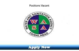 Jobs in Water and Sanitation Agency Faisalabad 2020 Apply Now