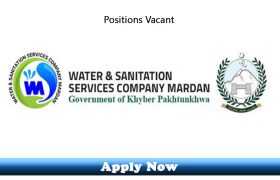 Jobs in Water & Sanitation Services Company Mardan 2020 Apply Now
