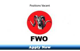 Jobs in Frontier Works Organization FWO 2020