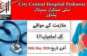Jobs in City Central Hospital Peshawar 2020