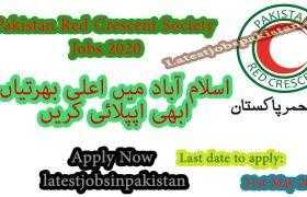 Jobs in Pakistan Red Crescent Society Islamabad 2020