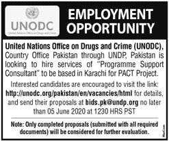 Jobs in UNODC 2020
