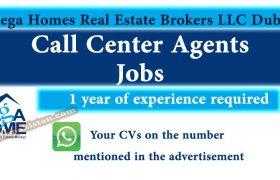 Call Center Agents Required in Mega Homes Real Estate Brokers LLC Dubai 2020