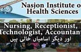 Jobs in Nasjon Institute of Health Sciences Lahore 2020