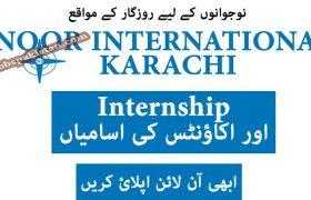 Internships and Jobs in Noor International Karachi 2020