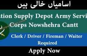 Station Supply Depot Army Services Corps Nowshehra Cantt