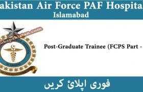 Pakistan Air Force PAF Hospital Islamabad Jobs 2020