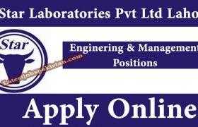 Star Laboratories Pvt Ltd Lahore Jobs 2020