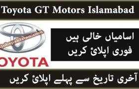 Toyota GT Motors Islamabad Jobs 2020
