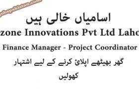 Vizone Innovations Pvt Ltd Lahore Jobs 2020