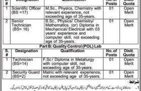 Azad Jammu and Kashmir Chamber of Commerce Jobs 2020