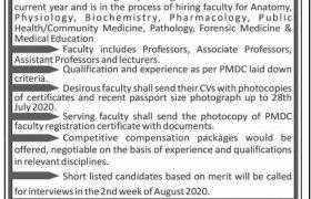Windsor Medical College Haripur Jobs 2020