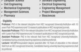 Capital University of Science and Technology Islamabad Jobs 2020