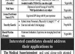 Ghurki Trust Teaching Hospital Lahore Jobs 2020