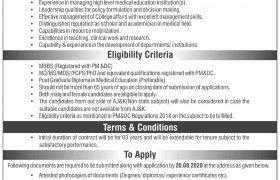 Azad Jammu & Kashmir Medical College Muzaffarabad Jobs 2020