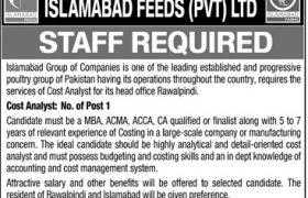 Islamabad Feeds Pvt Ltd Jobs 2020