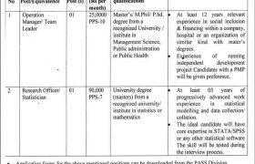 Cabinet Secretariat Poverty Alleviation and Social Safety Division Jobs 2020