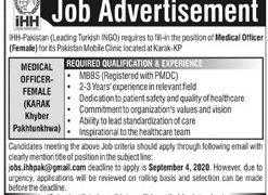 IHH-Pakistan Turkish INGO Jobs 2020