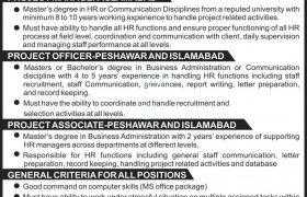 Chip Training & Consulting (Pvt) Ltd Islamabad / Peshawar Jobs 2020