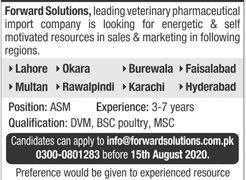 Forward Solutions Pharmaceuticals Jobs 2020