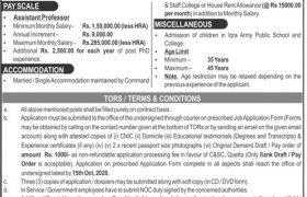 Command & Staff College Quetta Jobs 2020