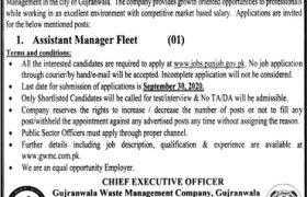 Gujranwala Waste Management Company Jobs 2020