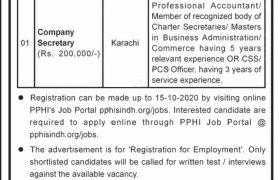 PPHI Sindh Jobs 2020