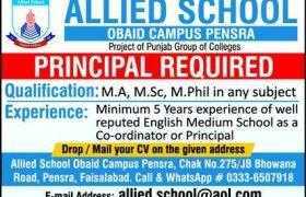 Allied School Faisalabad Jobs 2020