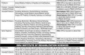 ISRA University Karachi Jobs 2020