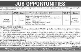 Islamabad Based Organization Jobs 2020