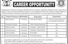 Headquarter Pakistan Rangers Jobs 2020