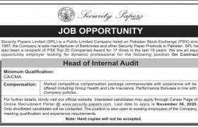 Security Papers Limited Jobs 2020