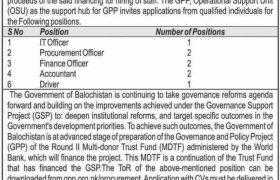Balochistan Govt Jobs 2020