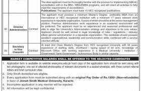 Jinnah Sindh Medical University Jobs 2020