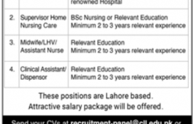Chughtai Lab Lahore Jobs 2020