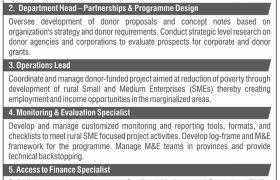 Development Sector Islamabad Jobs 2020