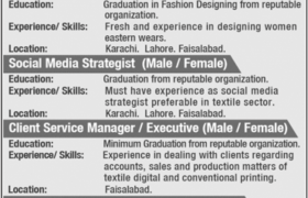 Firdous Cloth Mills Faisalabad Jobs 2021