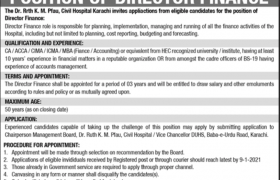Civil Hospital Karachi Jobs 2021