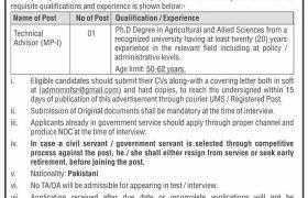 Ministry of National Food Jobs 2021