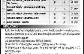 Institute of Space Technology Jobs 2021