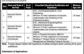 Pakistan Railways Freight Transport Company Jobs 2021