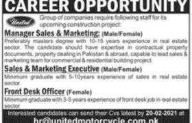 United Group of Companies Jobs 2021