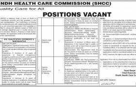 Sindh Healthcare Commission Jobs 2021