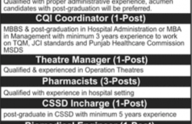 Doctors Hospital Lahore Jobs 2021