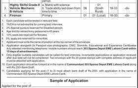303 Spares Depot Lahore Jobs 2021
