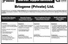 Briogene Pvt Ltd Jobs 2021
