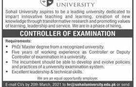 Sohail University Karachi Jobs 2021