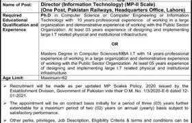 Pakistan Railways Headquarters Lahore Jobs 2021